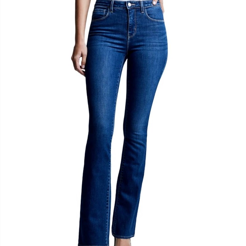 Shop L Agence Selma Bootcut Pant In Blue