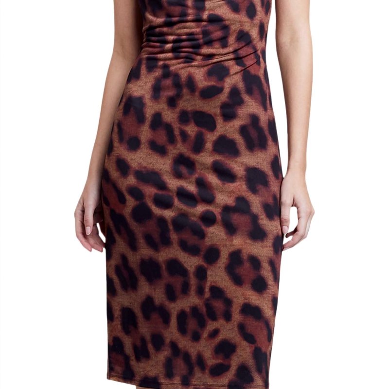 Shop L Agence Tami Dress In Brown