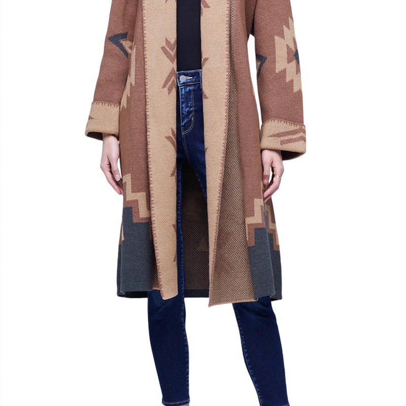 Shop L Agence Tommie Coat In Brown