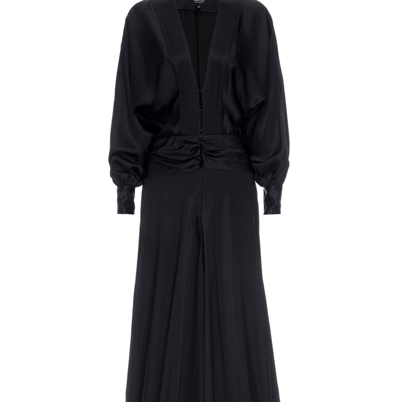 Lahive Sanji V-neck Dress In Black