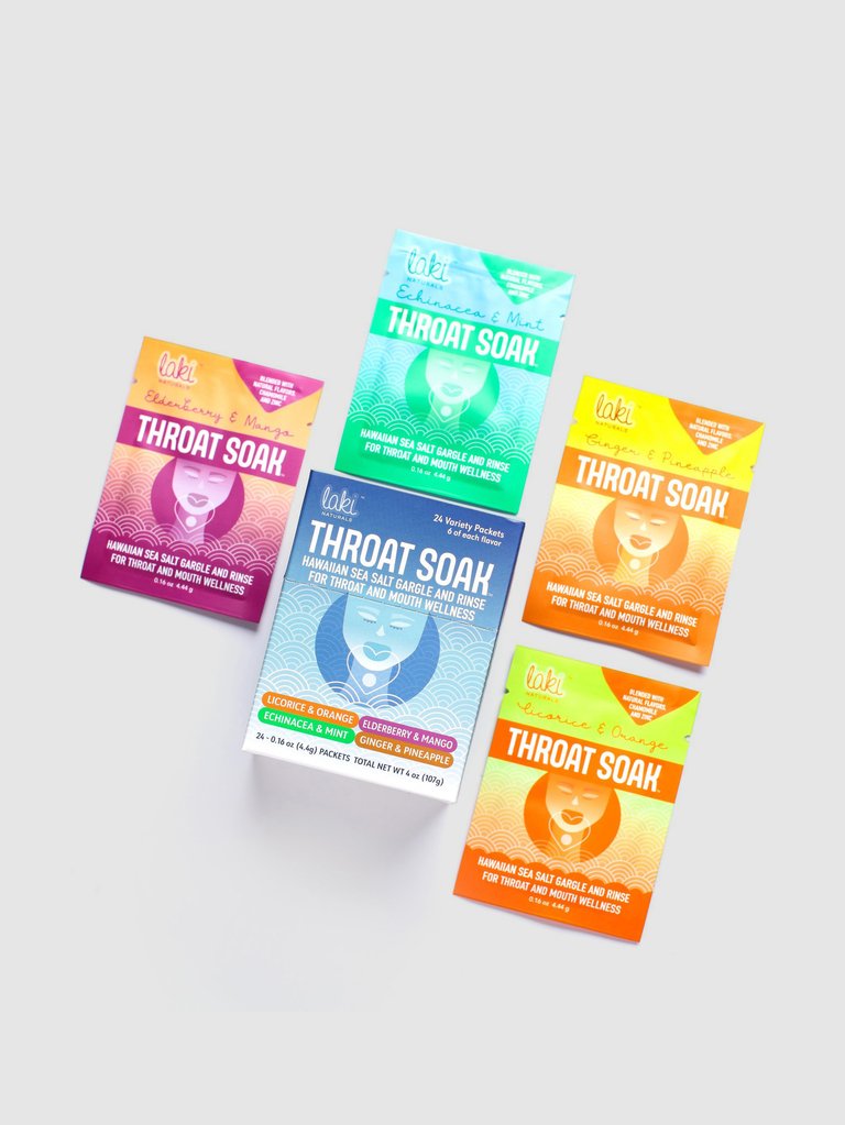 Throat Soak Box Of 24 Variety Flavors