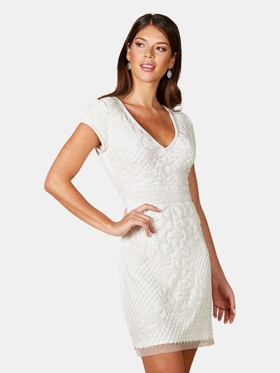 Lara 51051 - Beaded Cocktail Dress With Cap Sleeves product