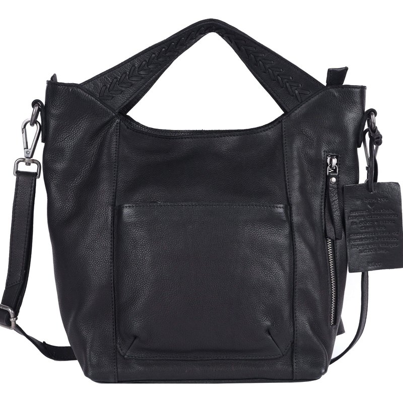 Shop Latico Mason Shoulder Bag/crossbody In Black