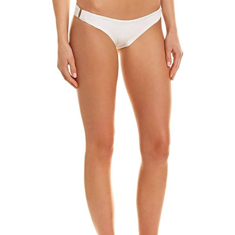 Shop Laundry By Shelli Segal Ring Side Hipster Brazilian Bikini Bottom Swimsuit In White