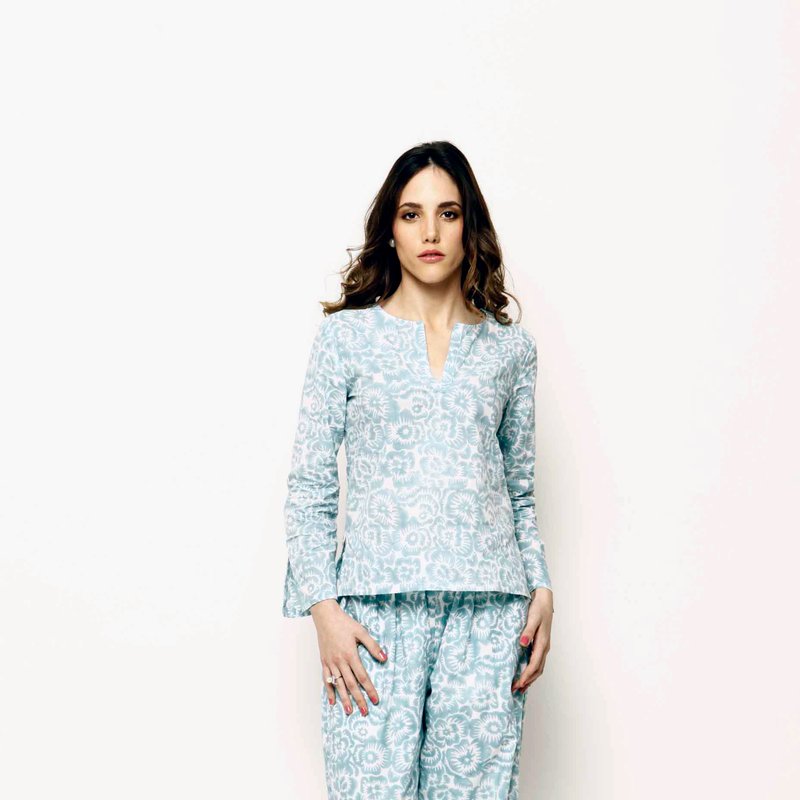 Lavanya Coodly Mirabella Pajama Pants In Blue