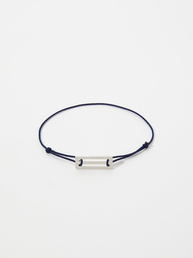 Le Gramme 25/10 Cord & Sterling Silver Bracelet | Verishop