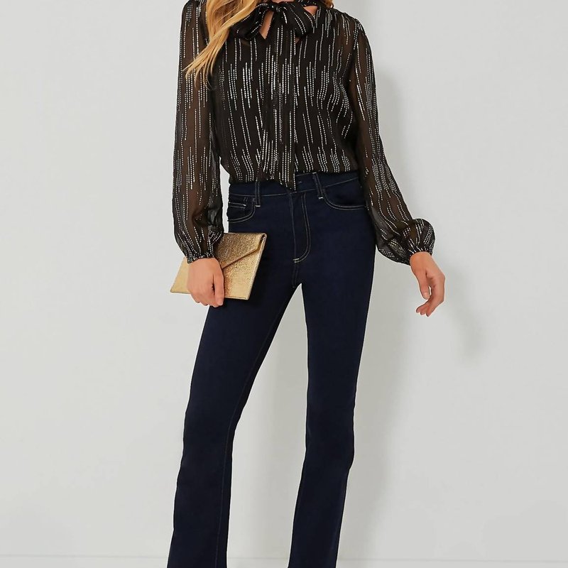 Shop Le Jean Remy Flare Jeans In Blue