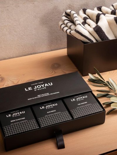 LE JOYAU Luxury Soap Set Men's Collection product