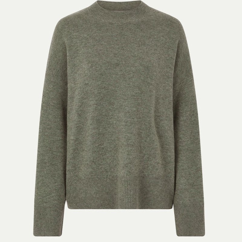 Le Kasha Norway Cashmere Sweater In Gray