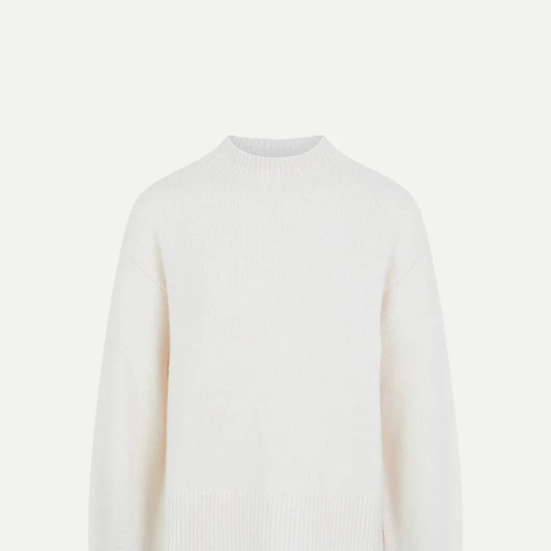 Le Kasha Osaka Cashmere Sweater In White