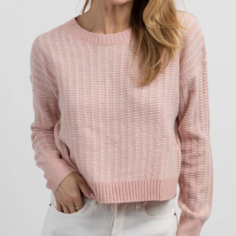 Shop Le Lis Open Back Sweater In Pink