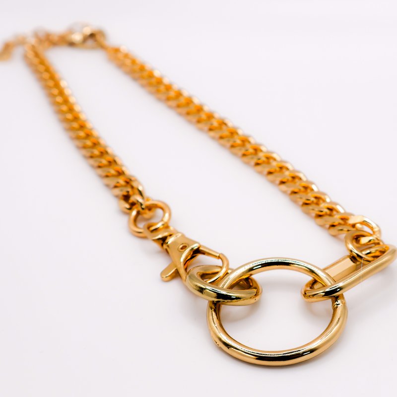 Le Réussi Golden Chain Cascade Necklace