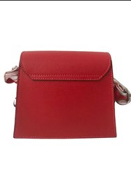 Chain Handle Mini Handbag - Removable Scarf