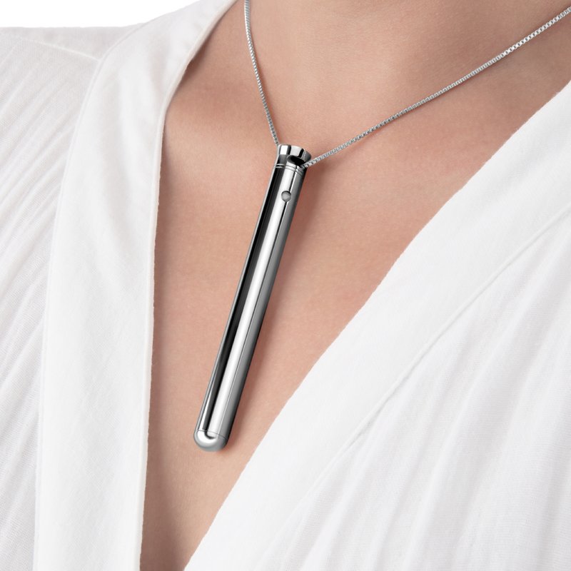 Le Wand Neckless Vibe Vibrator In Grey