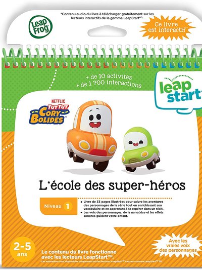 Leapfrog LeapStart TUT TUT Cory Bolides School of Superheroes Preschool Activity Book (French Version) product