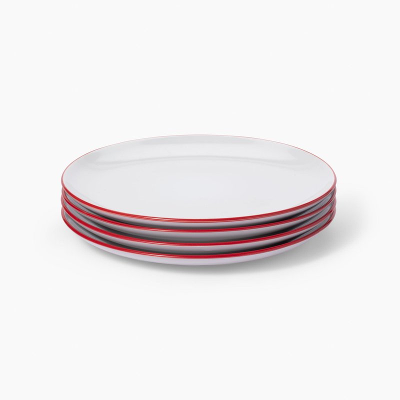 Leeway Home Plates In Red