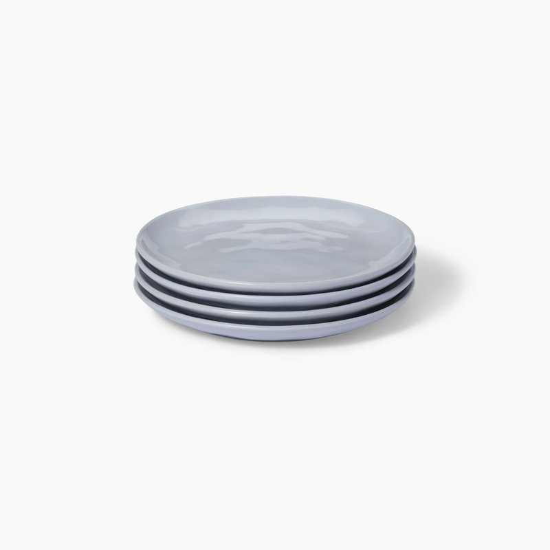 Leeway Home Small Plate, Set Of 4 In Blue