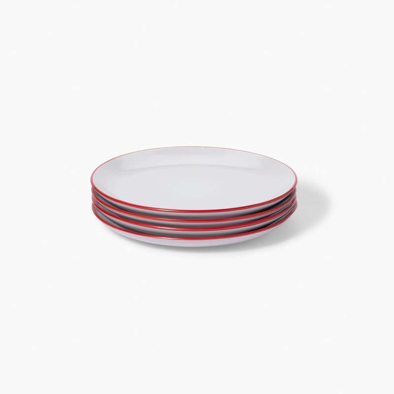 Leeway Home Small Plate In Red