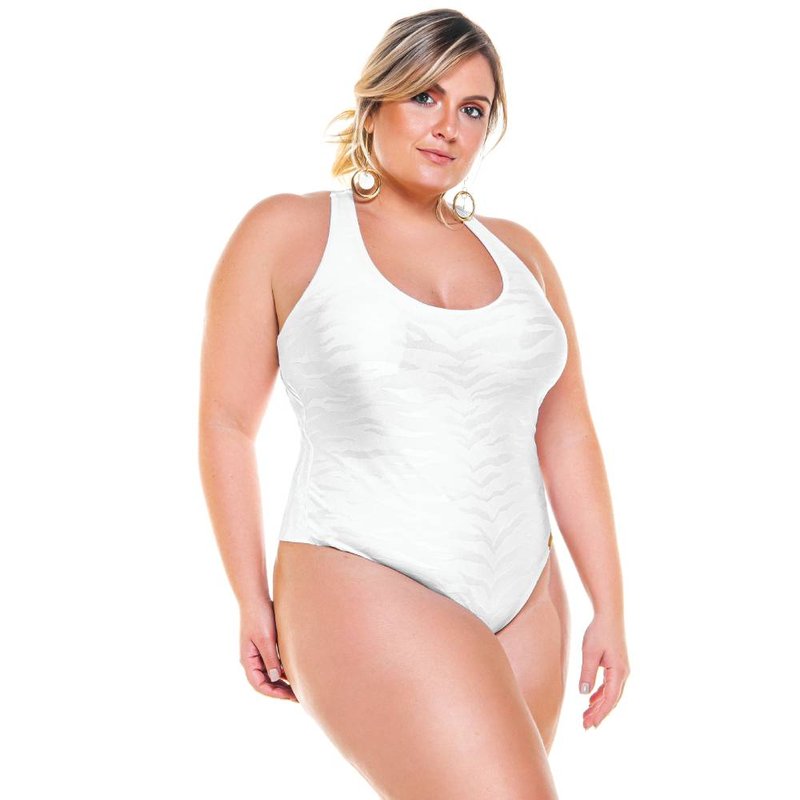 Lehona G-string Cupped Bodysuit In White