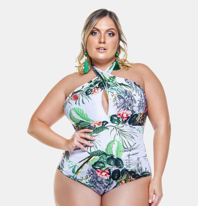 Lehona Swimsuit With Compression Linning For Woman In Botanical Garden