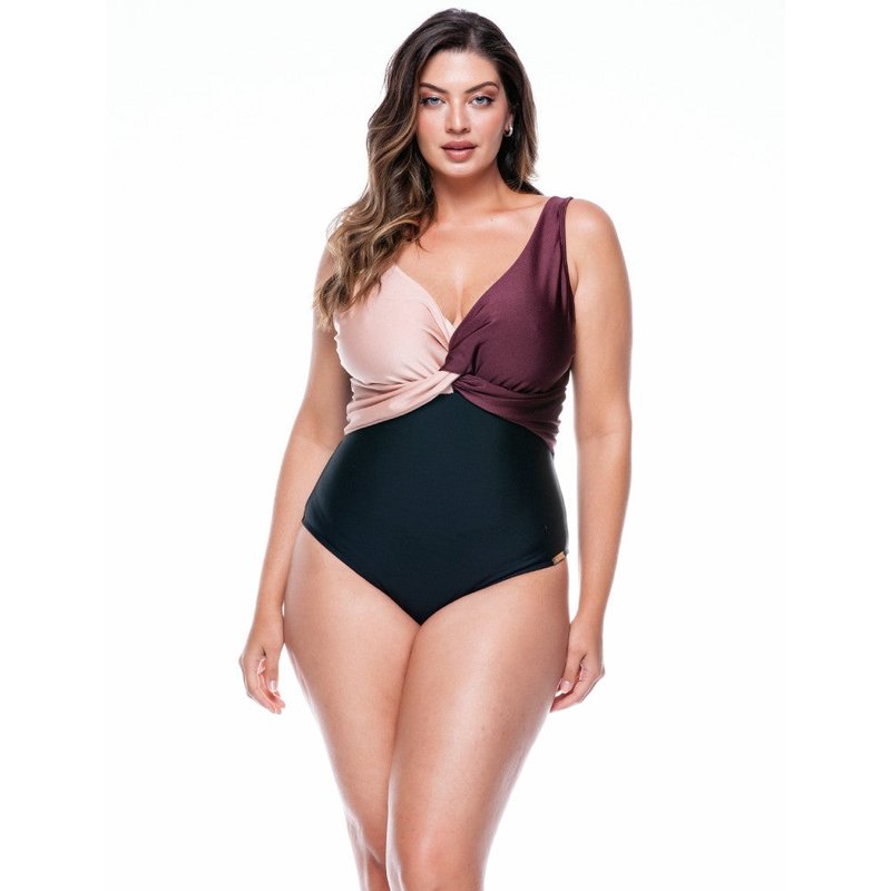 Lehona Swimsuit With Double Bust In Black