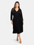 Eliza Dress in Luxe Jersey Black (Curve) - Luxe Jersey Black
