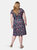 Perfect Wrap Cap Sleeve Dress in Garden Floral (Curve)