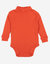 Baby Cotton Turtleneck Bodysuit - Orange