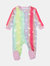 Baby Footed Fleece Tie Dye Pajamas - Rainbow-stars