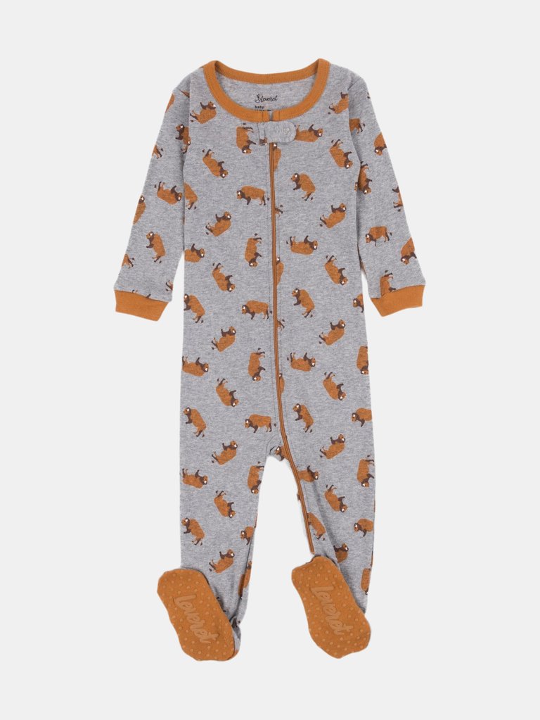 Baby Footed Wild Animals Pajamas