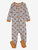 Baby Footed Wild Animals Pajamas - Bison Grey