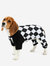 Dog Black & White Argyle Pajamas