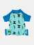 Dog Blue Dinosaur Pajamas