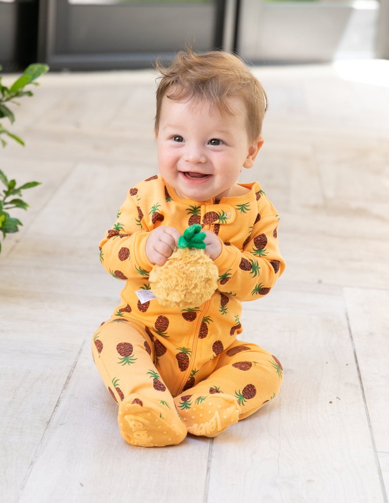 Kids Footed Pineapple Pajamas