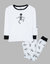 Kids Skeleton Two Piece Pajamas - Skeleton-White