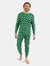 Mens Cotton Bunny Pajamas - Bunny-Green