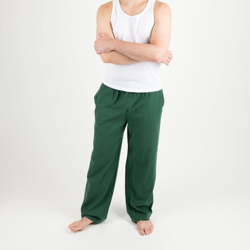 Leveret Flannel Pants In Green