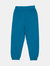 Solid Color Boho Sweatpants - Teal-Blue