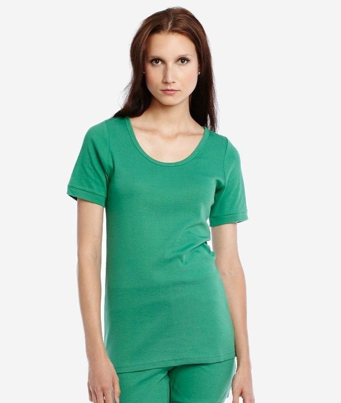 Shop Leveret Womens Short Pajamas In Green