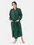 Womens Solid Color Flannel Robe
