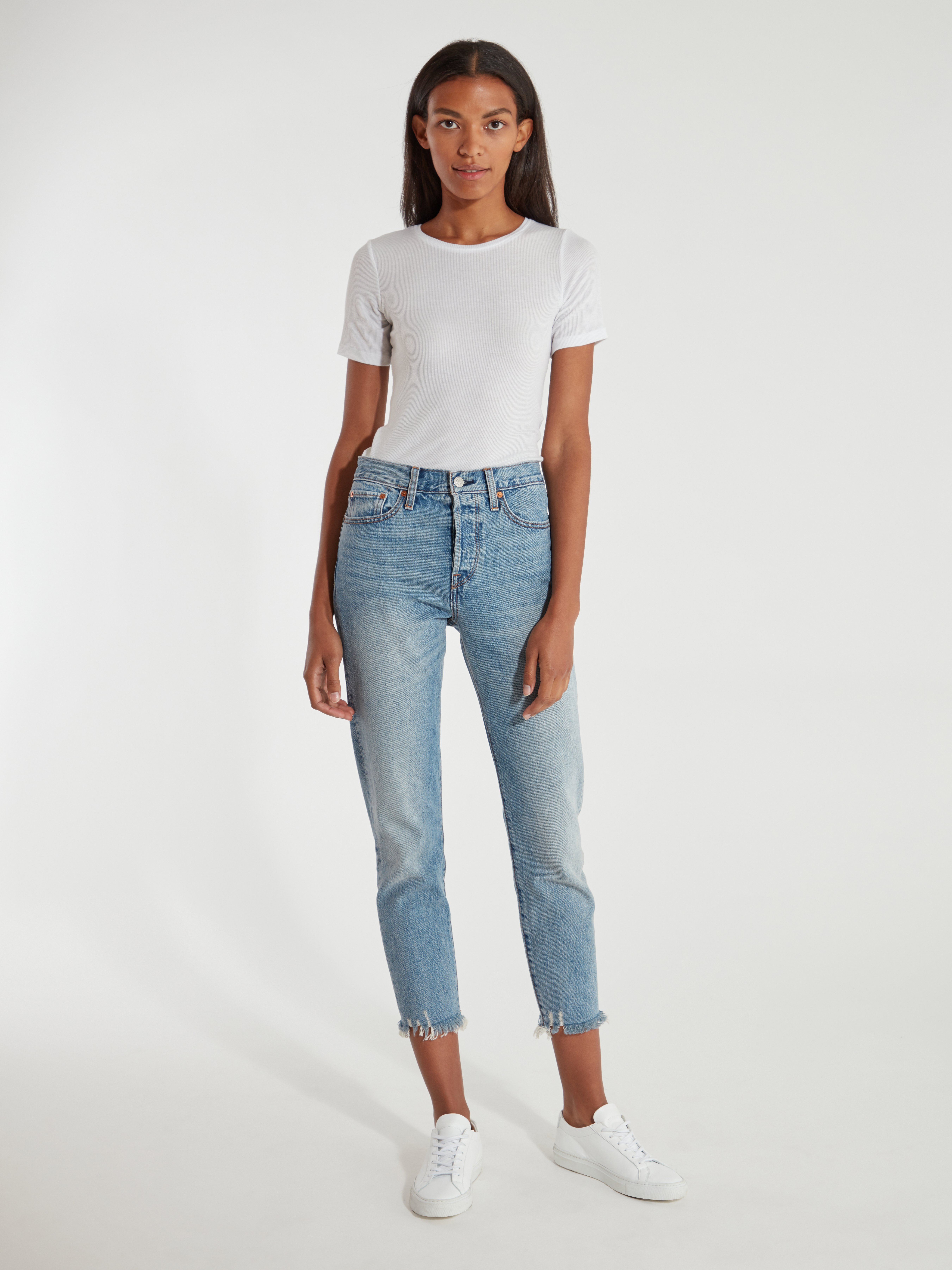 wedgie fit high rise jeans