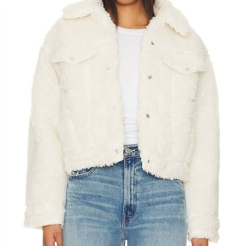 Shop Levi's Baby Bubble Sherpa Jacket In White