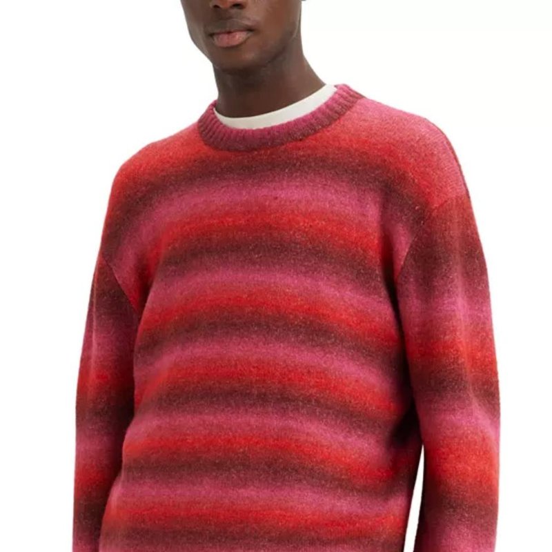 Shop Levi's Battery Crewneck Sweater In Red