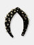 Pearls & Black Polka Dot Headband - Black - Pearls & Polka Dot