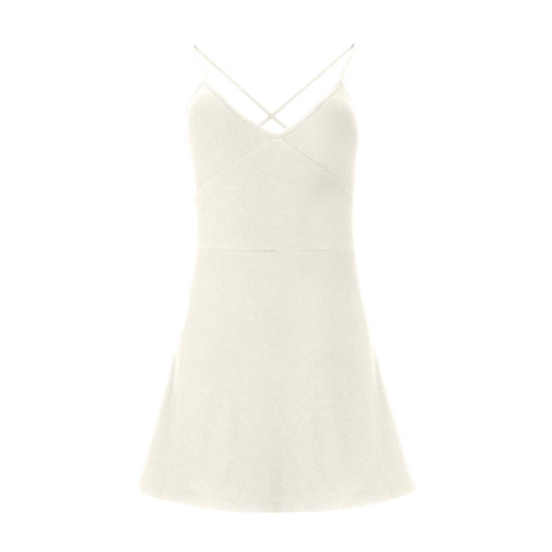 Lezat Nova Organic Cotton Sport Dress In White