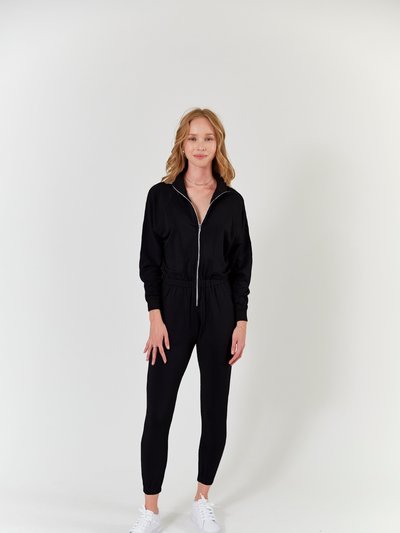 Lezat Restore Soft Terry Jumpsuit - Black product