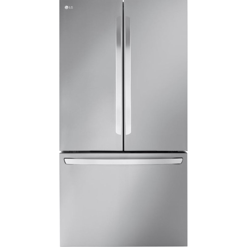 Lg 26.5 Cu. Ft. Stainless Steel French Door Counter-depth Smart Refrigerator
