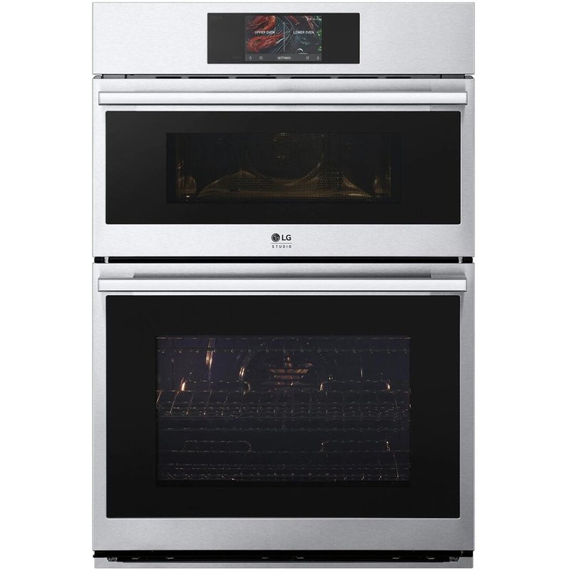 Lg 30" Stainless Combo Wall Oven With 6.4 Cu. Ft. Total Capacity