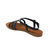 Bali flat sandal in leather