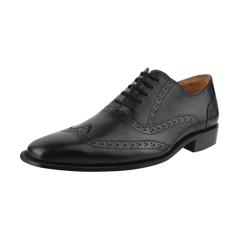 Libertyzeno Aaron Leather Oxford Style Dress Shoes In Black